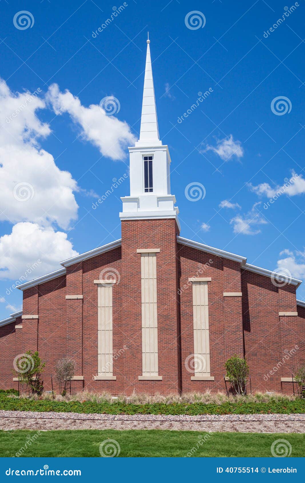 Mormon church stock photo. Image of clouds, community 40755514