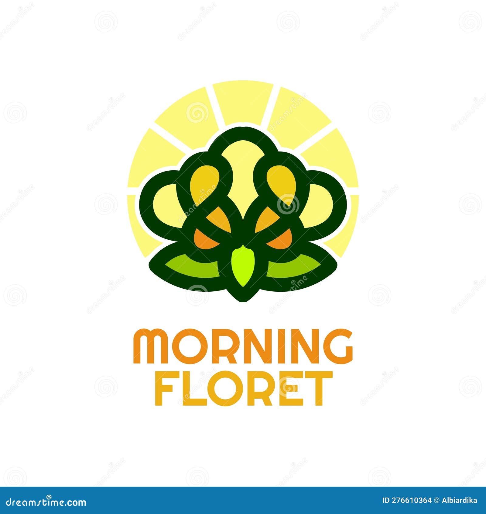 Morning Floret Flora Flower Nature Logo Concept Design Illustration Stock  Vector - Illustration of floriculture, floret: 276610364