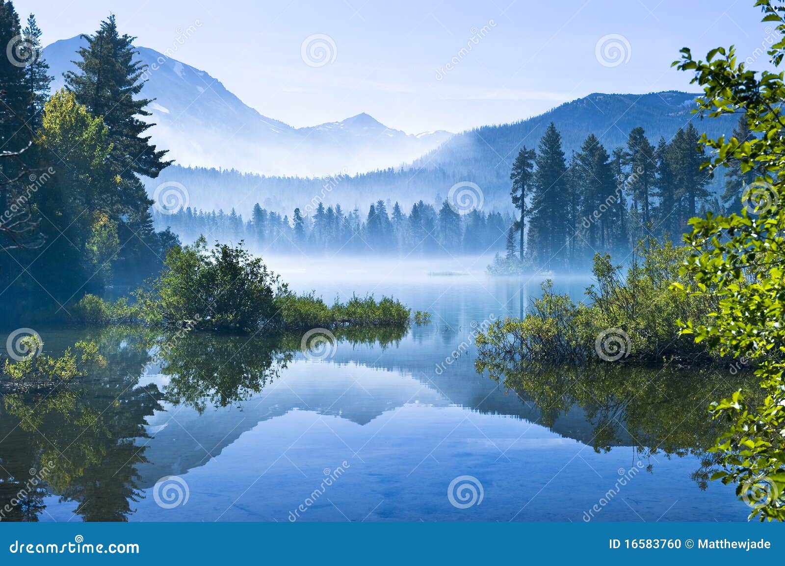 morning mountain mist