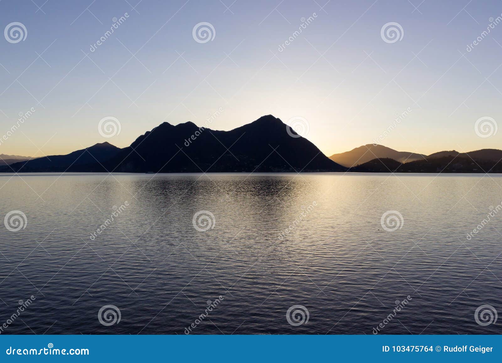 lago maggiore coast sunrise verbania