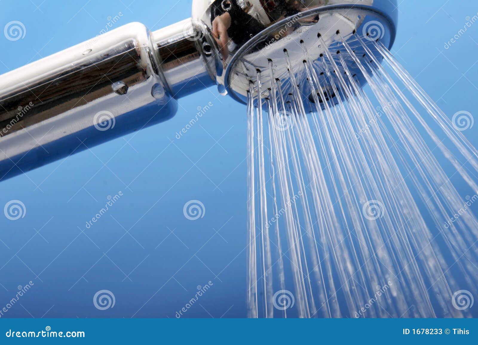 Morning shower. stock image. Image of shower, detail, horizontal 1678233