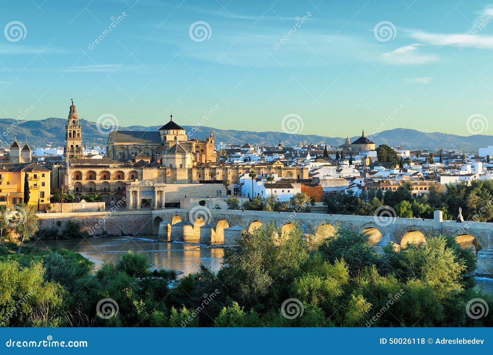 morning view of cordoba, spain