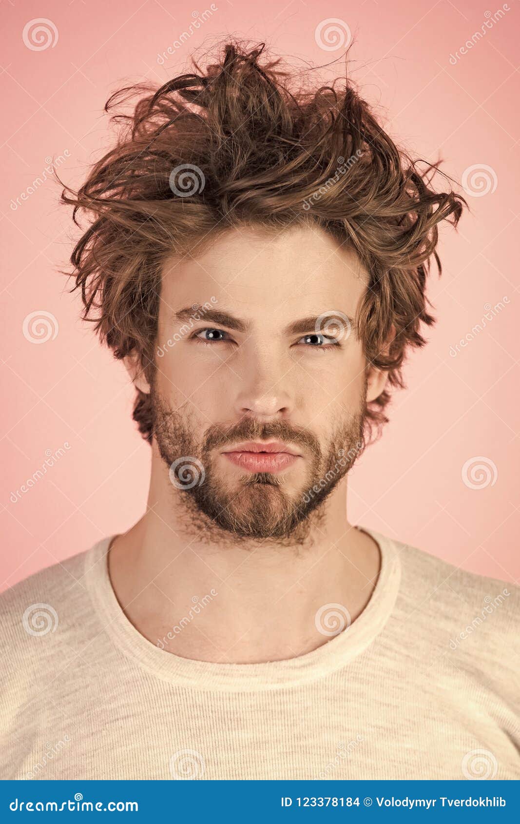 Morning Wake Up, Everyday Life. Man with Disheveled Hair in Underwear Stock  Photo - Image of hairdresser, morning: 123378184