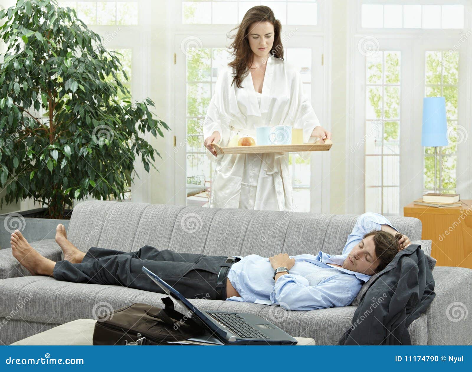 Morning before work stock photo. Image of break, apartment 11174790