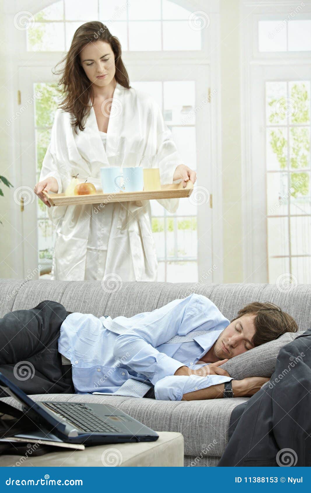 Morning before work stock image. Image of home, businessman 11388153