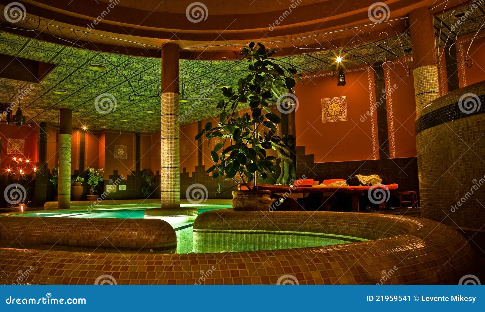 Moroccan bathhouse stock image. Image of bath, pool, rest 21959541