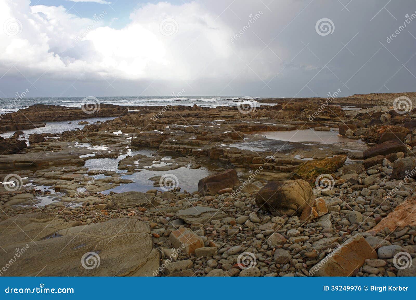 Moroccan Coast in Dar Bouazza Stock Photo Image of maroc, clouds