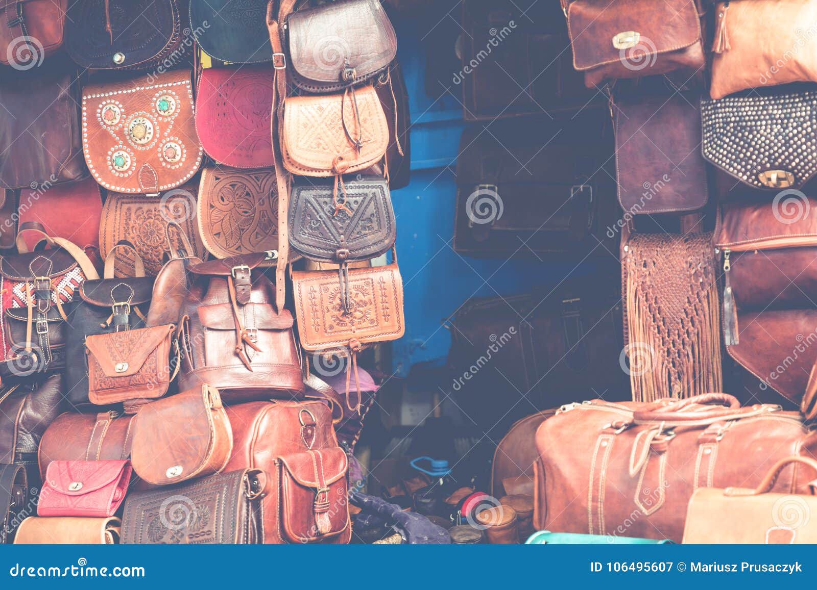 Leather Bags Stock Photos and Images - 123RF