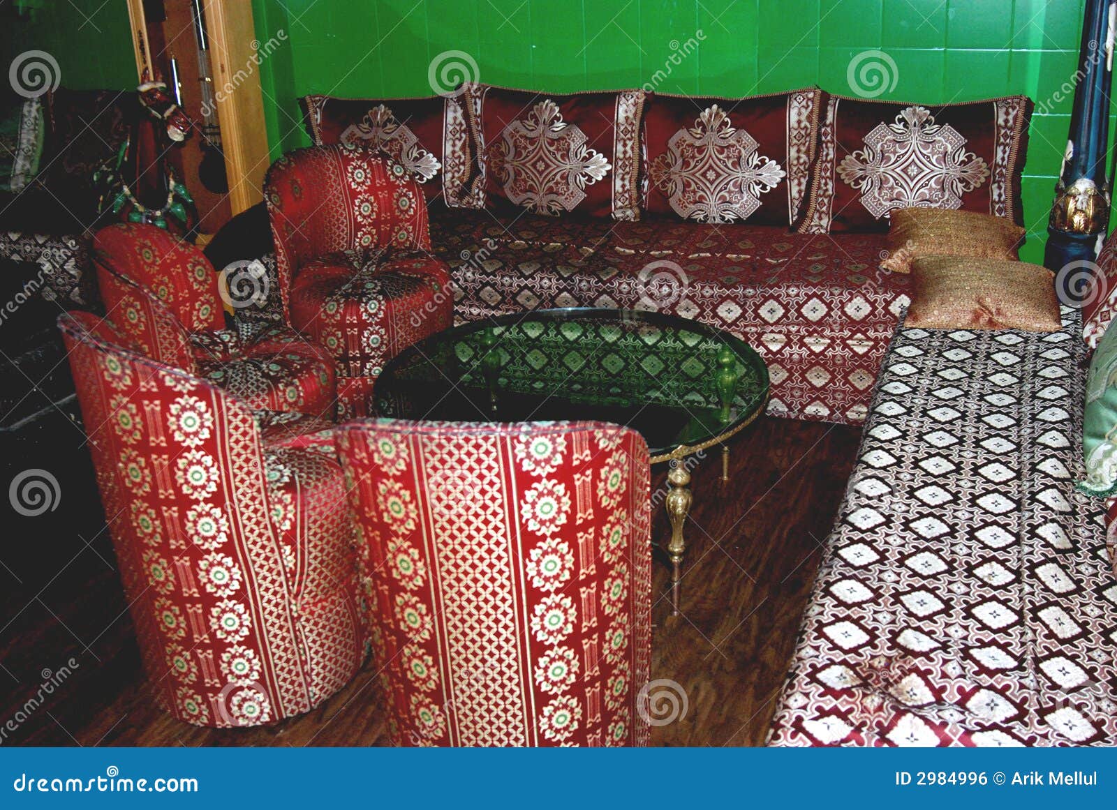 Moroccan living room stock photo. Image of textile, antique 2984996