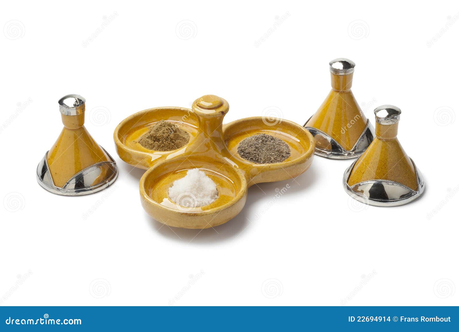 Moroccan Pepper,salt And Cumin Bowl Stock Photo Image of salt, arabic