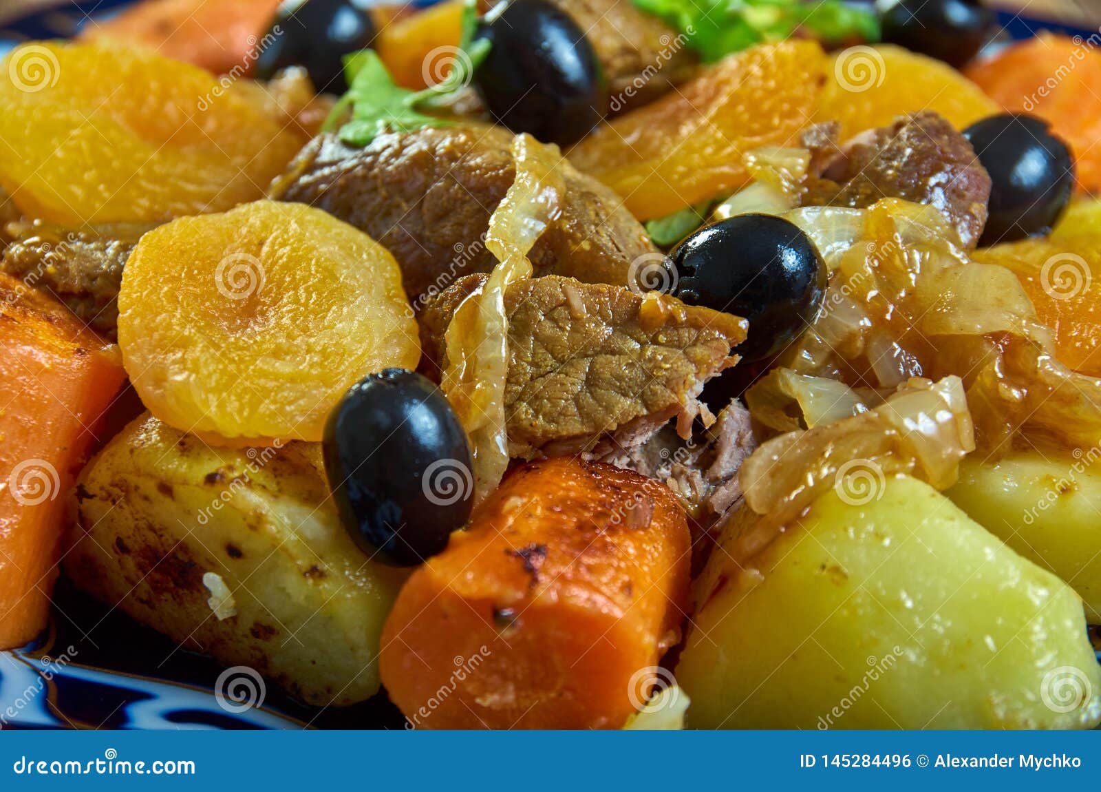 Moroccan Pot Roast stock photo. Image of olive, muslim - 145284496