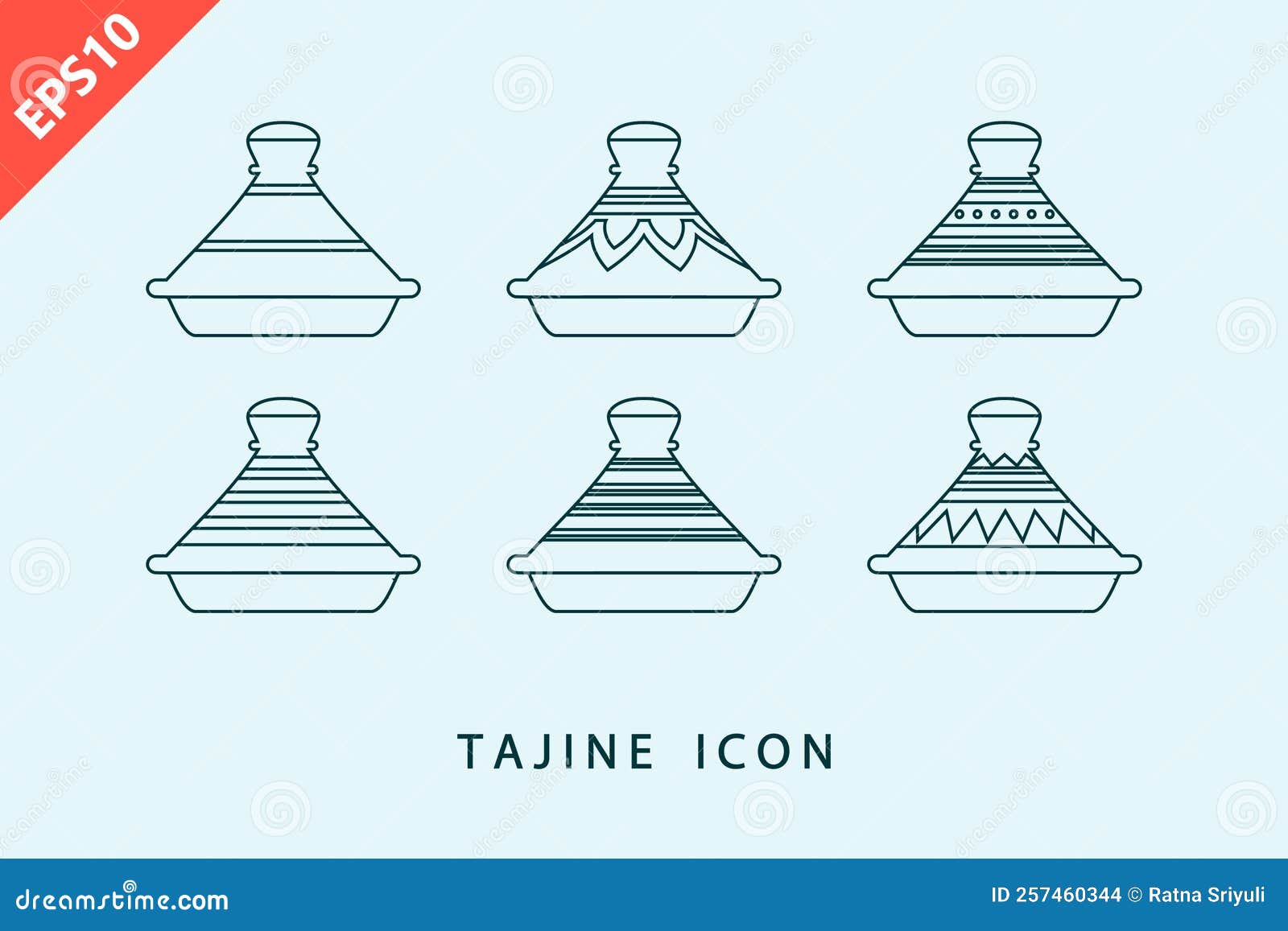 Moroccan Steam Food Tajine Design Icon Vector Modern Illustration moroccan-steam-food-tajine-design-icon-vector-modern-illustration