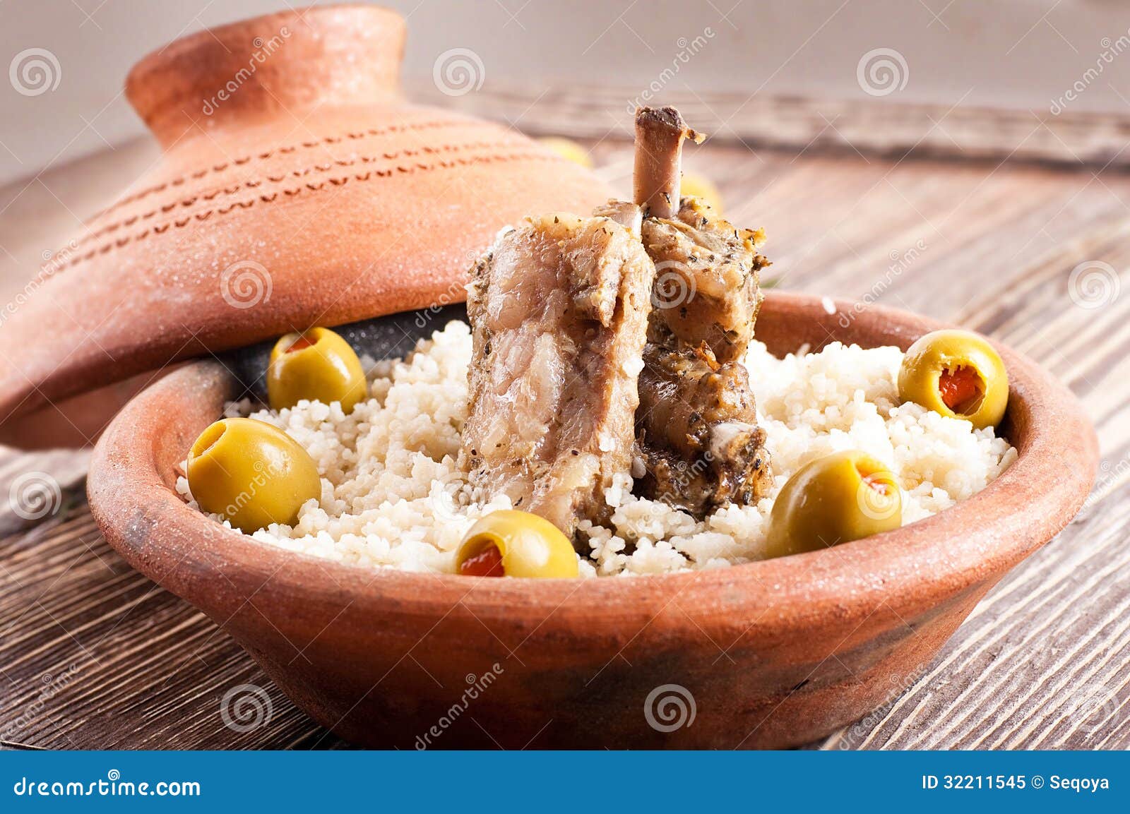 Moroccan Tagine with Lamb Ribs Stock Image Image of ethnicity, meat