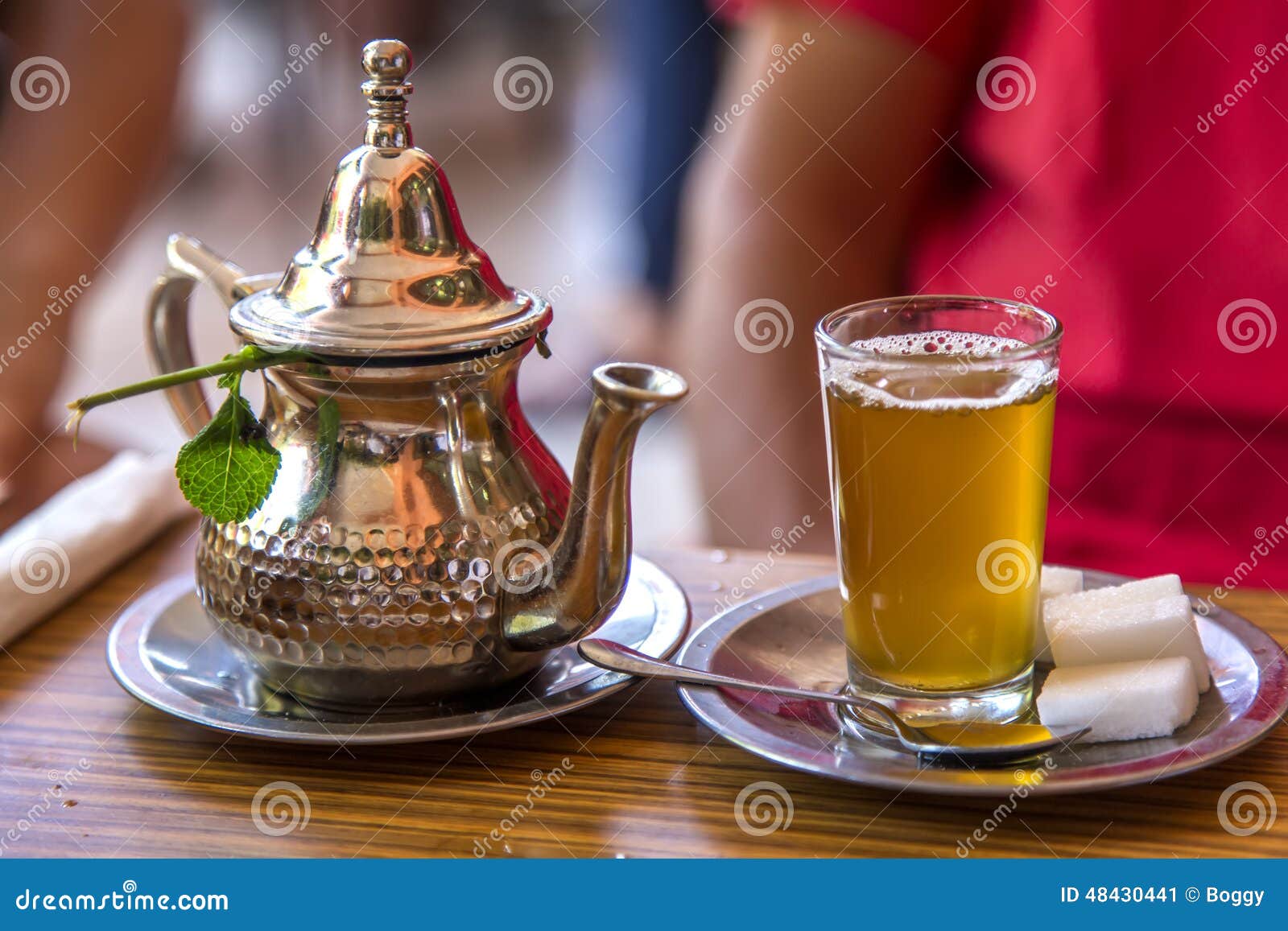 Moroccan tea stock image. Image of muslim, herb, beverage 48430441