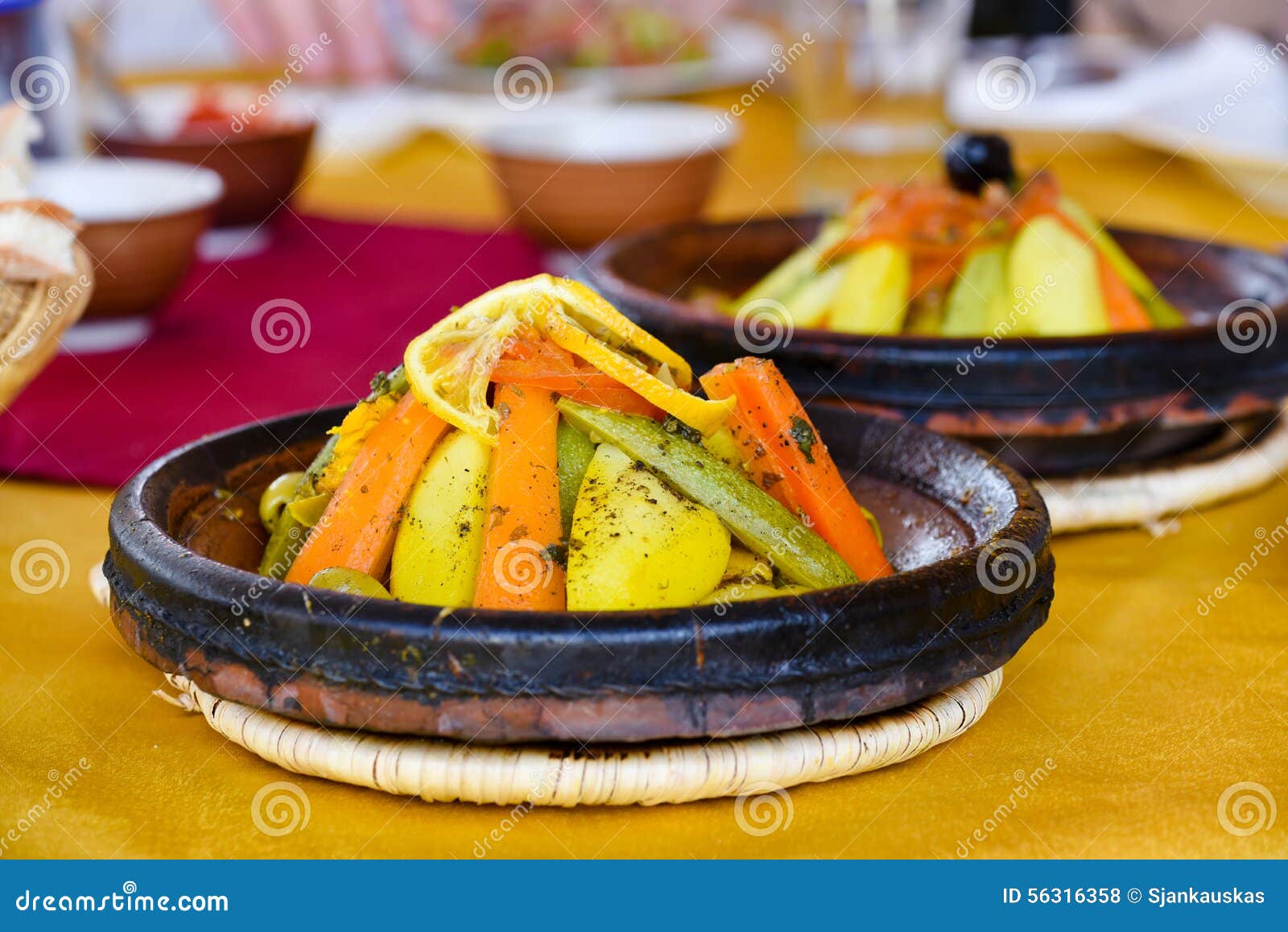 Moroccan vegetable tagine stock photo. Image of style 56316358