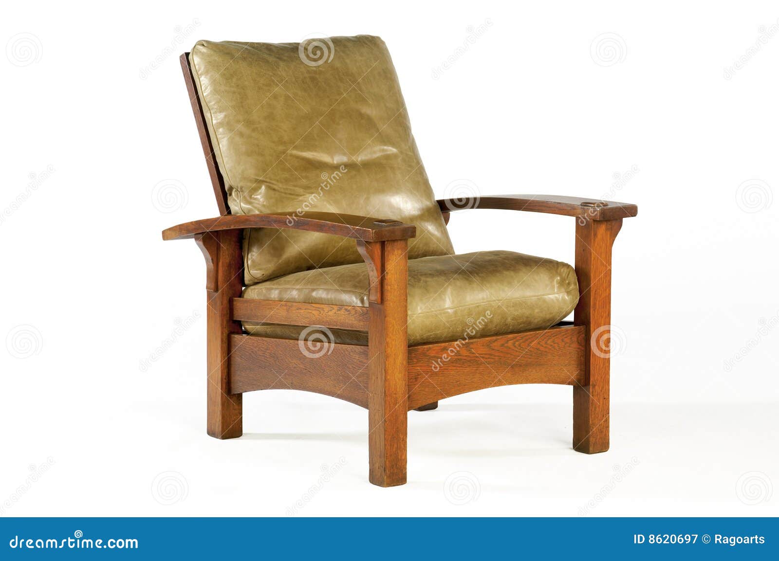 Morris Chair with Leather Cushions Editorial Photography Image of