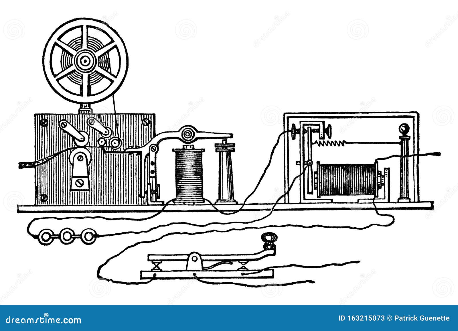 Схема телеграфа. Телеграф Морзе схема. Аппарат Морзе схема. Электрический Телеграф чб. Электрический Телеграф рисунок.