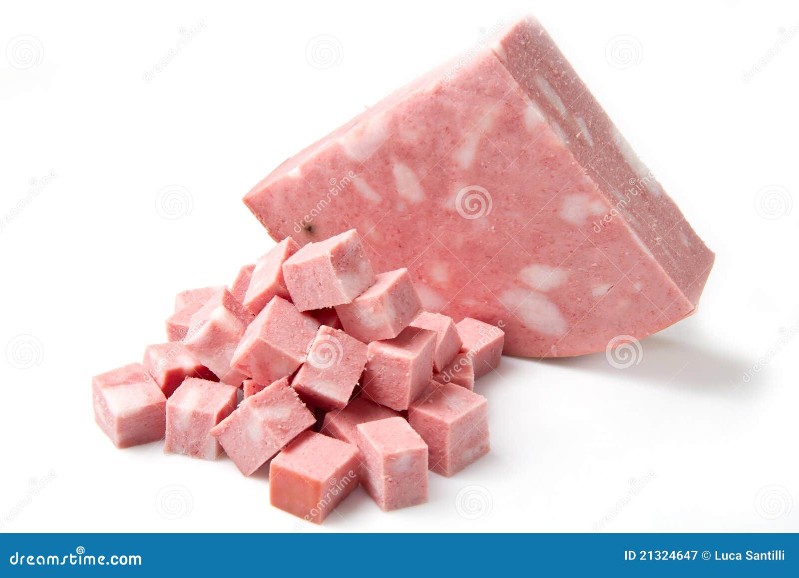 Mortadella stock image. Image of bologna, thin, meal 21324647