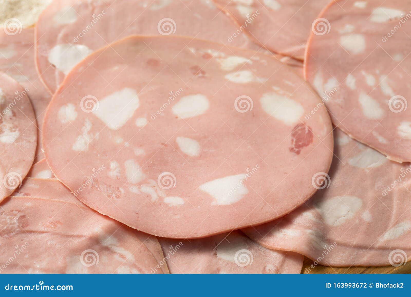 Mortadella BolognaFleisch Von BioArten Stockfoto Bild von scheibe, nahrung 163993672