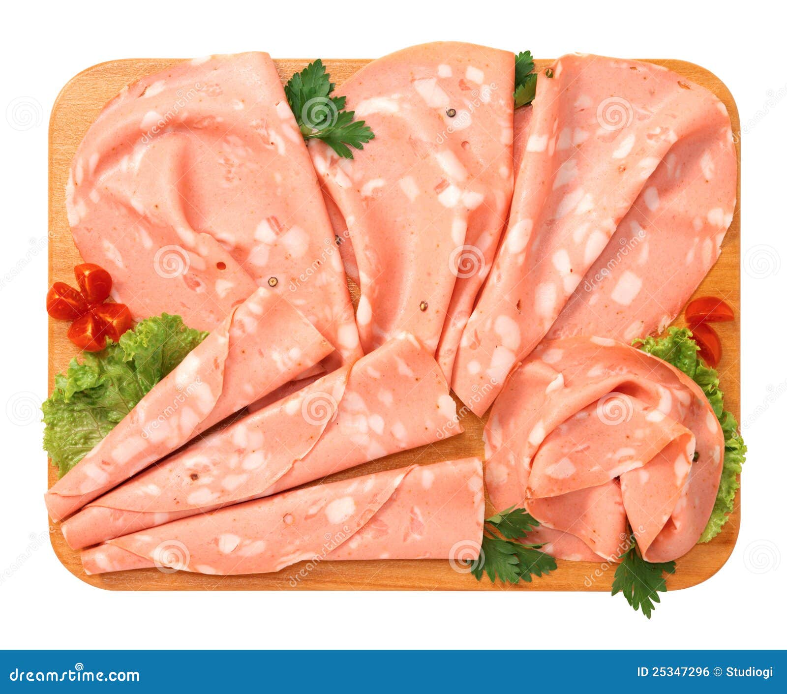 Mortadella da Bolonha foto de stock. Imagem de placa 25347296