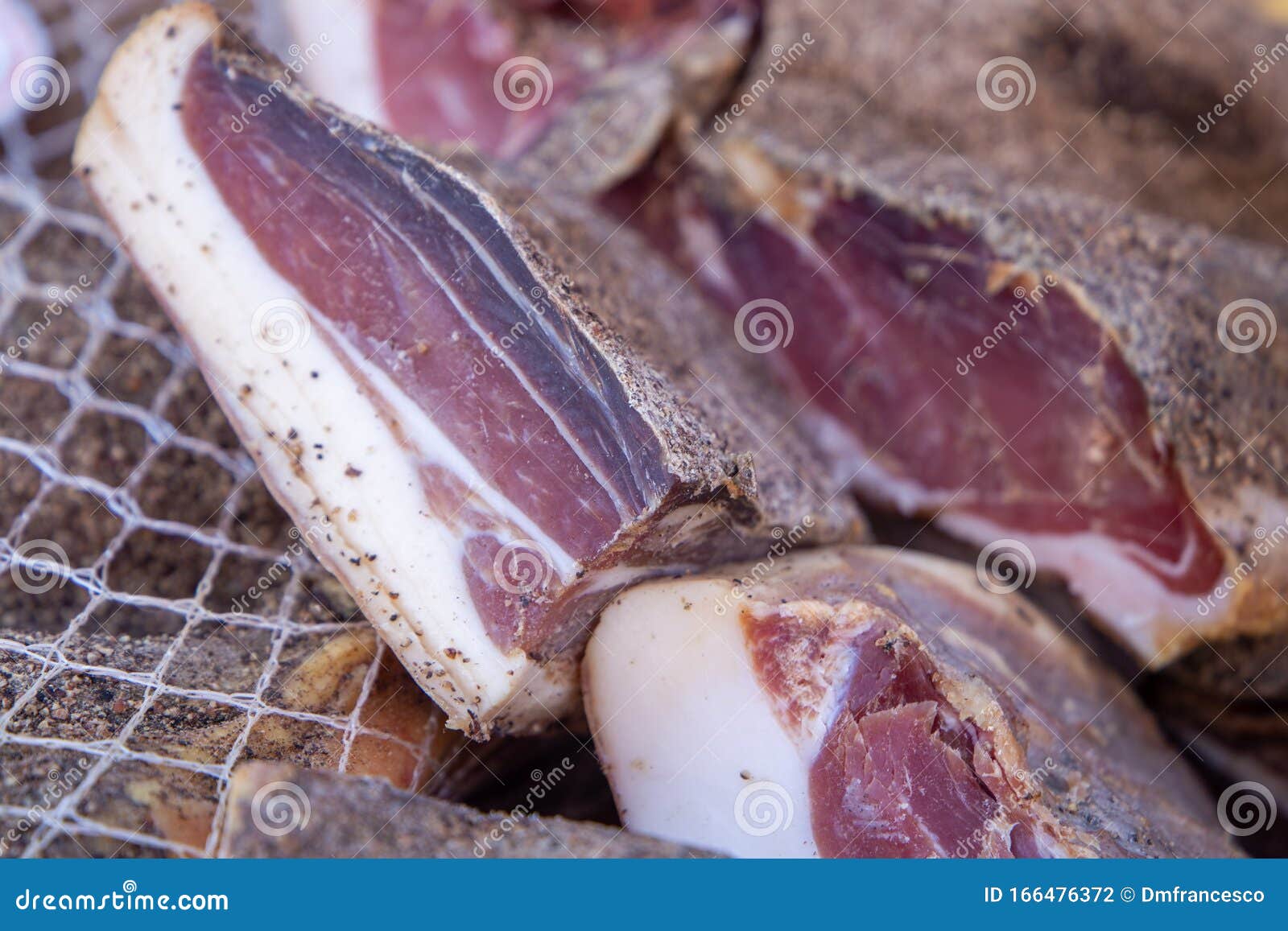 mortadelle ham pork salami, italian production