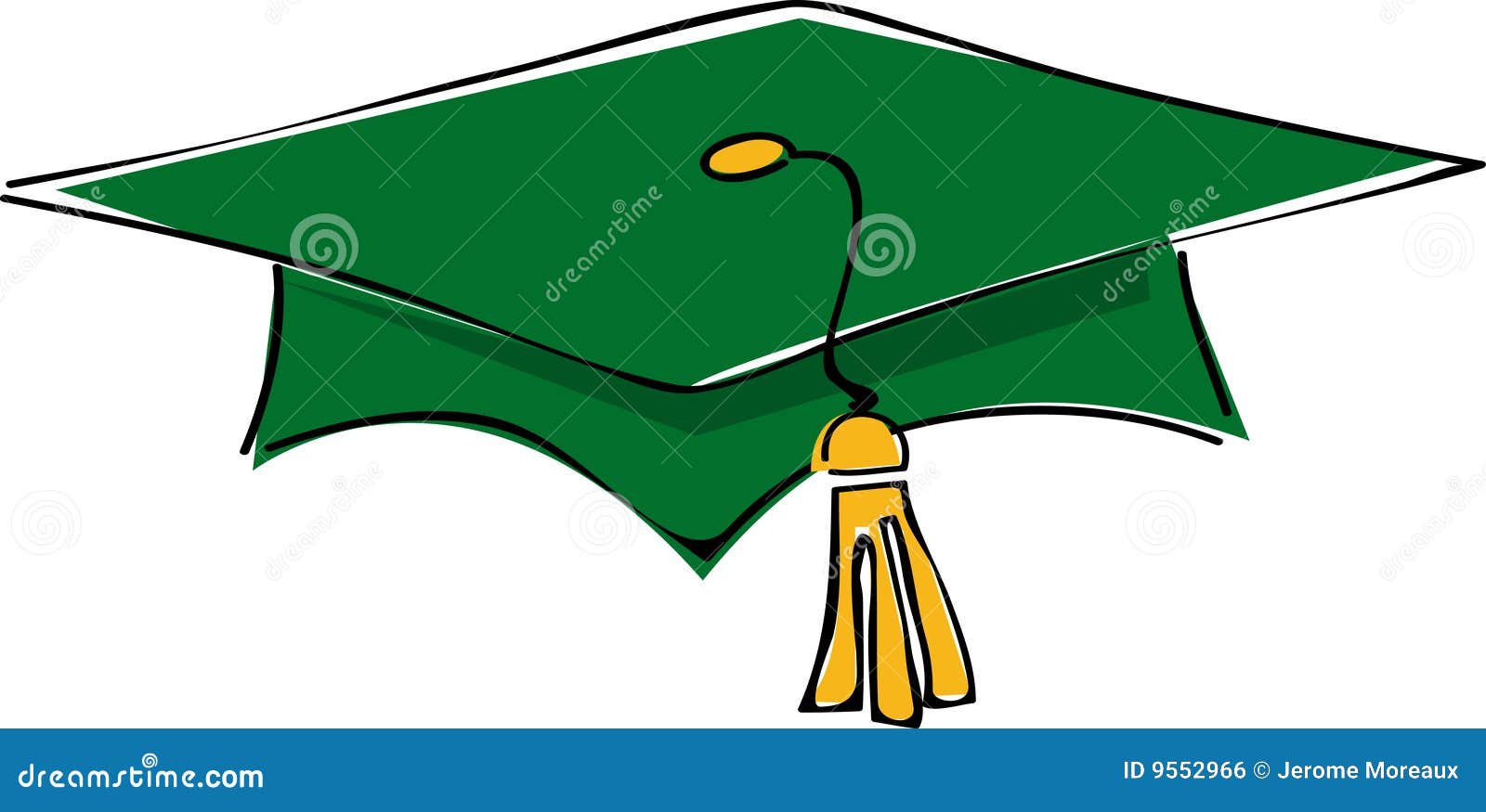 Mortar board stock illustration. Illustration of school - 9552966