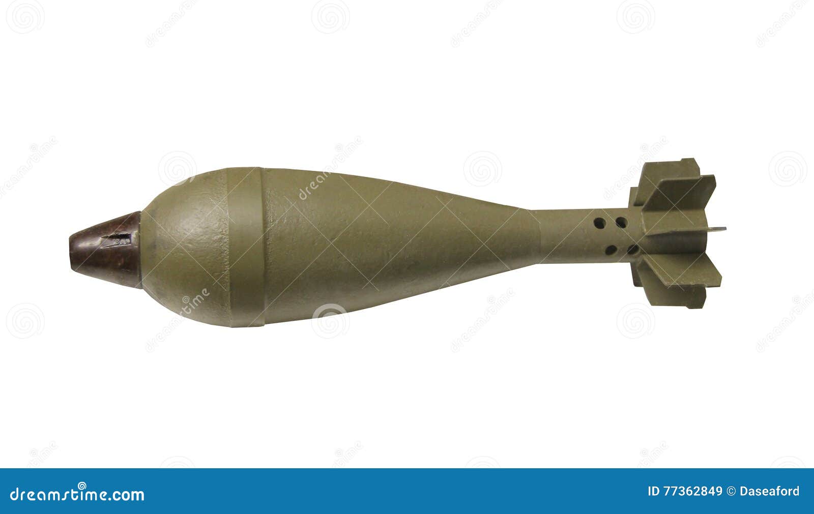 Mortar Bomb Artillery Shell. Stock Image - Image of shell, weapon: 77362849