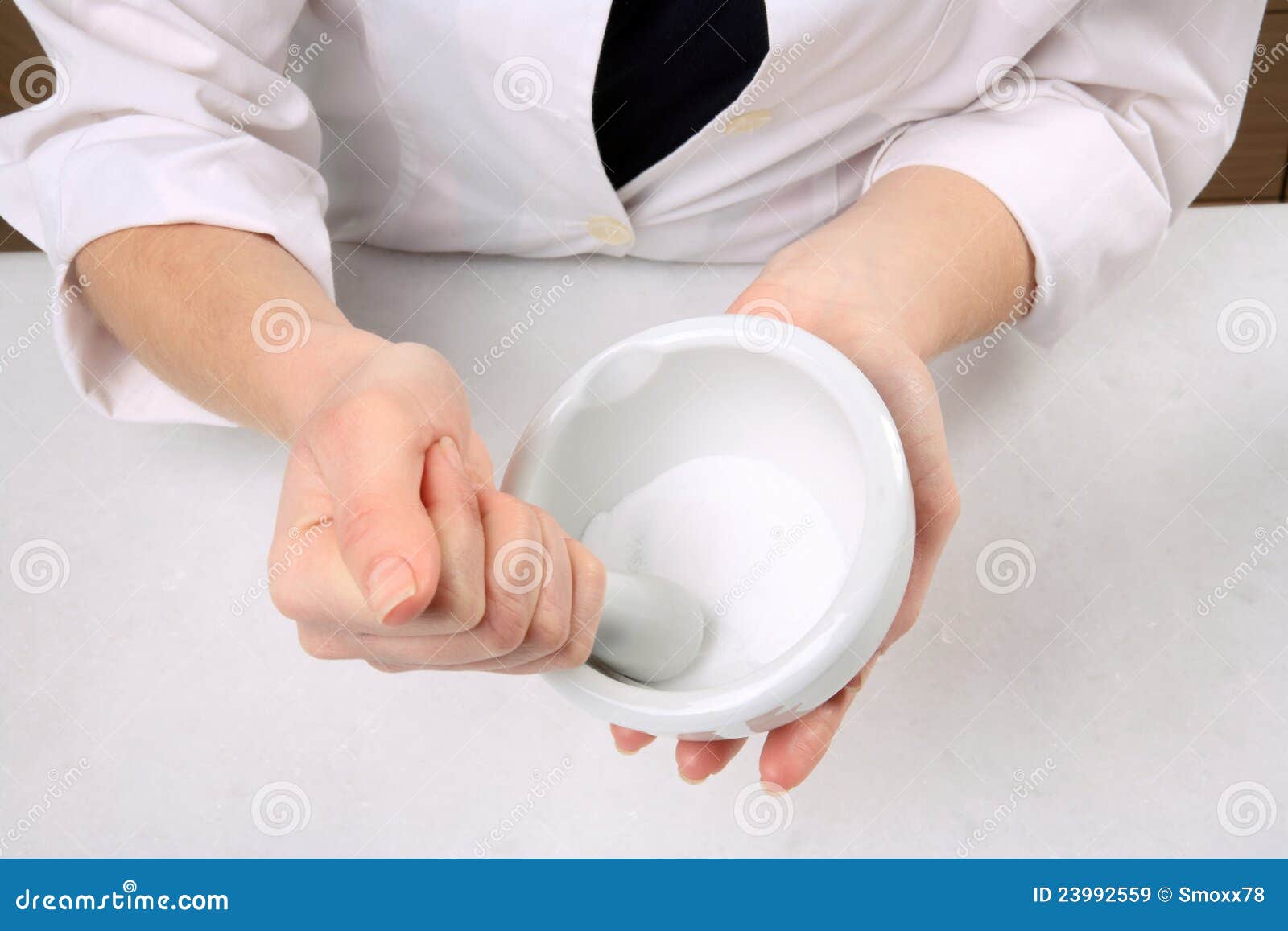 Mortar and pestle stock image. Image of chemistry, grinder 23992559