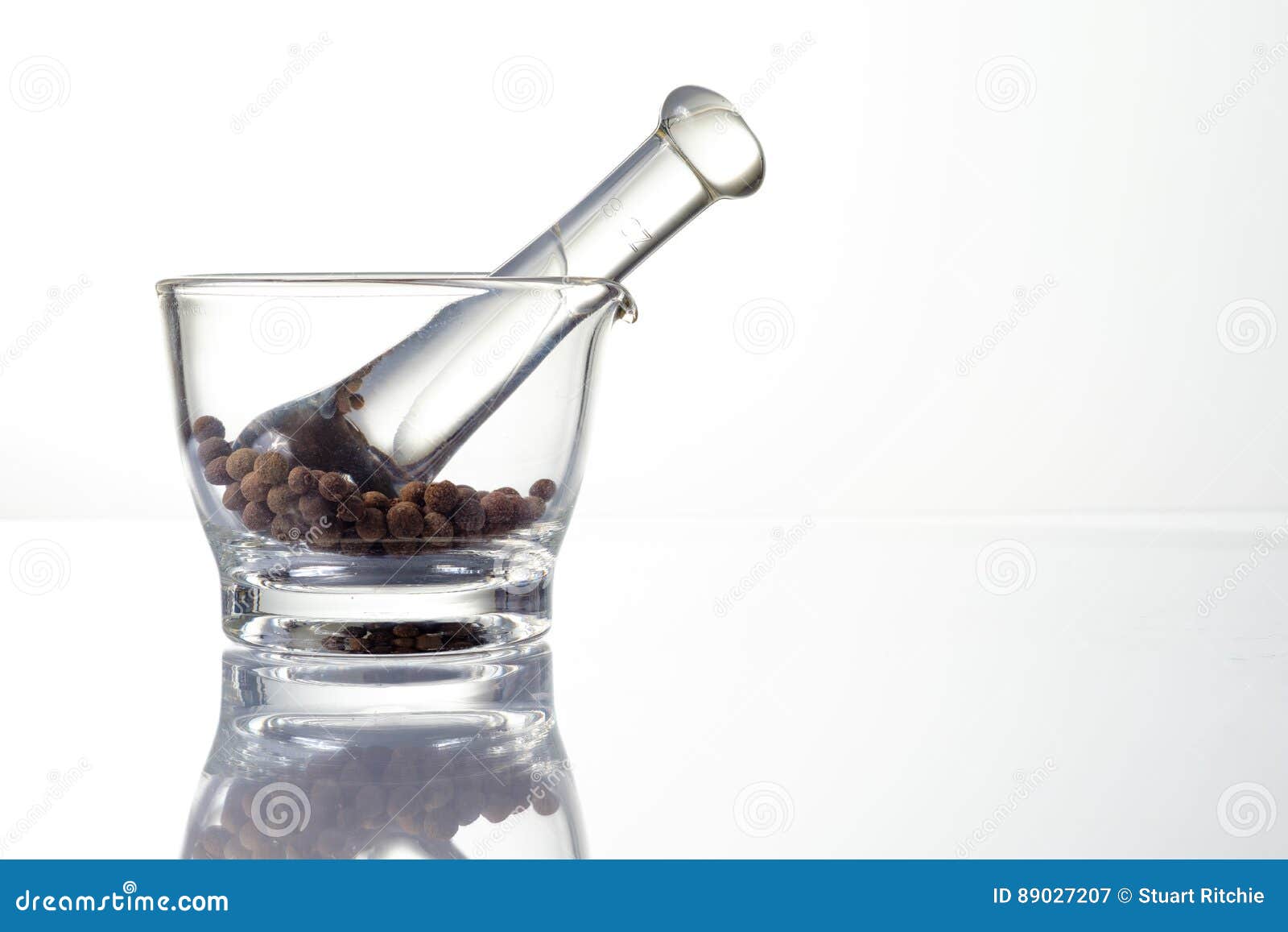 Mortar and Pestle Containing Allspice Stock Image Image of healthy