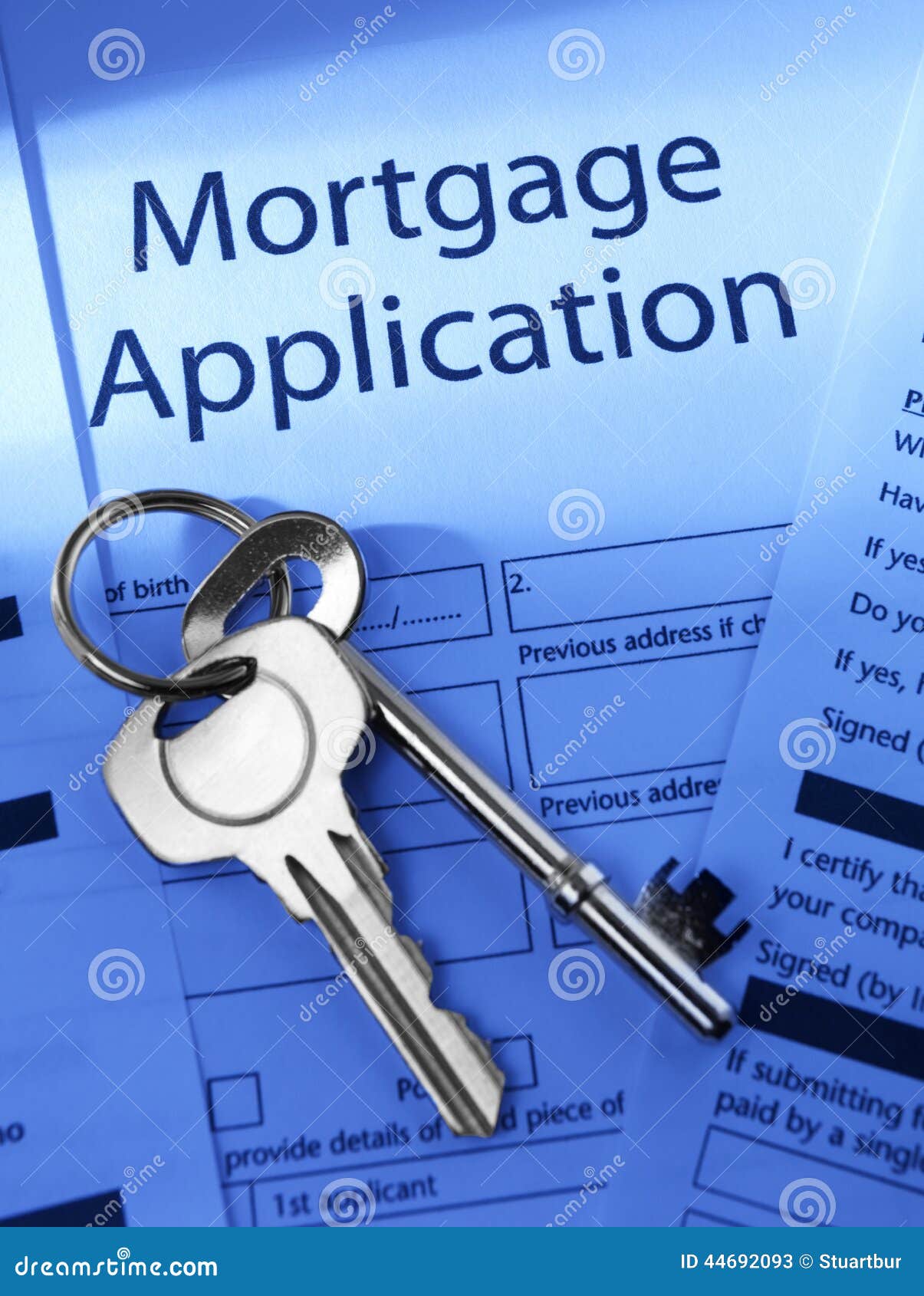 Mortgage Application stock image. Image of stamp, contract 44692093