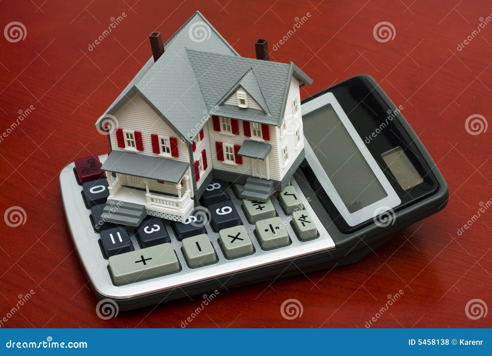 Mortgage Calculator stock photo. Image of currency, equity 5458138