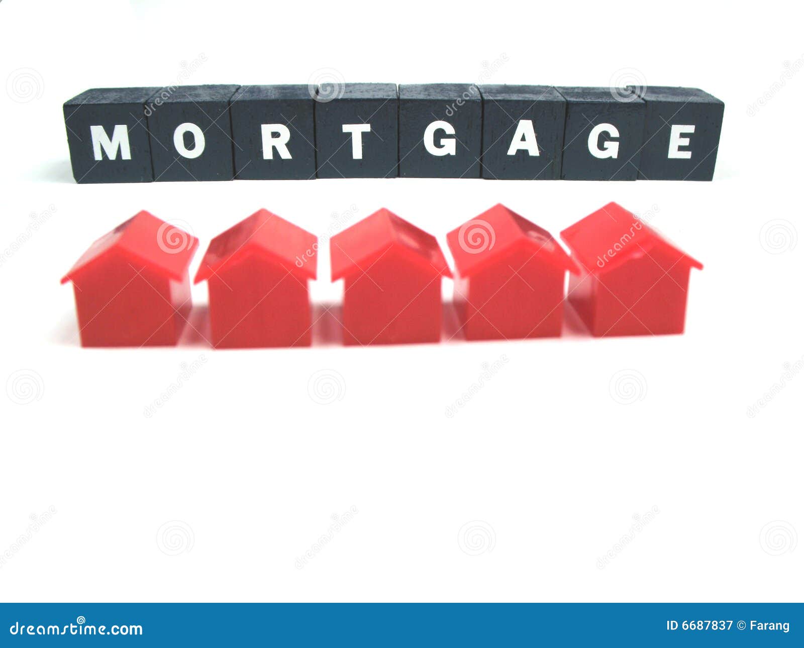 Mortgage and houses stock image. Image of cost, payment 6687837