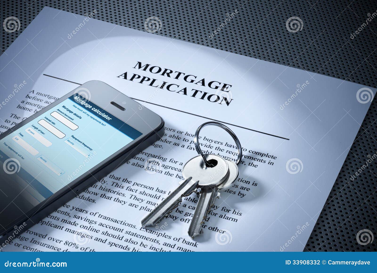 mortgage loan keys cell phone