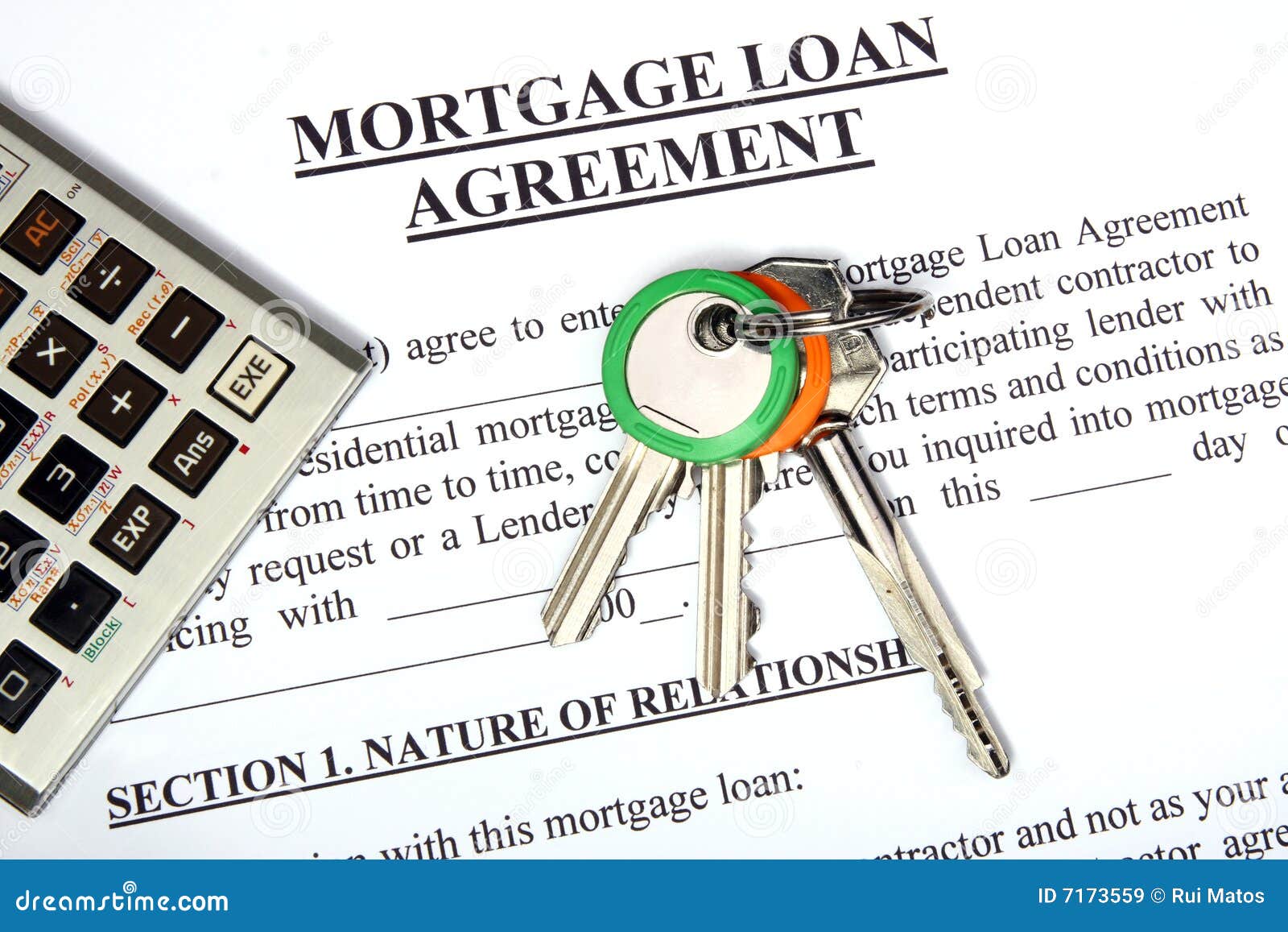 mortgage loan application form