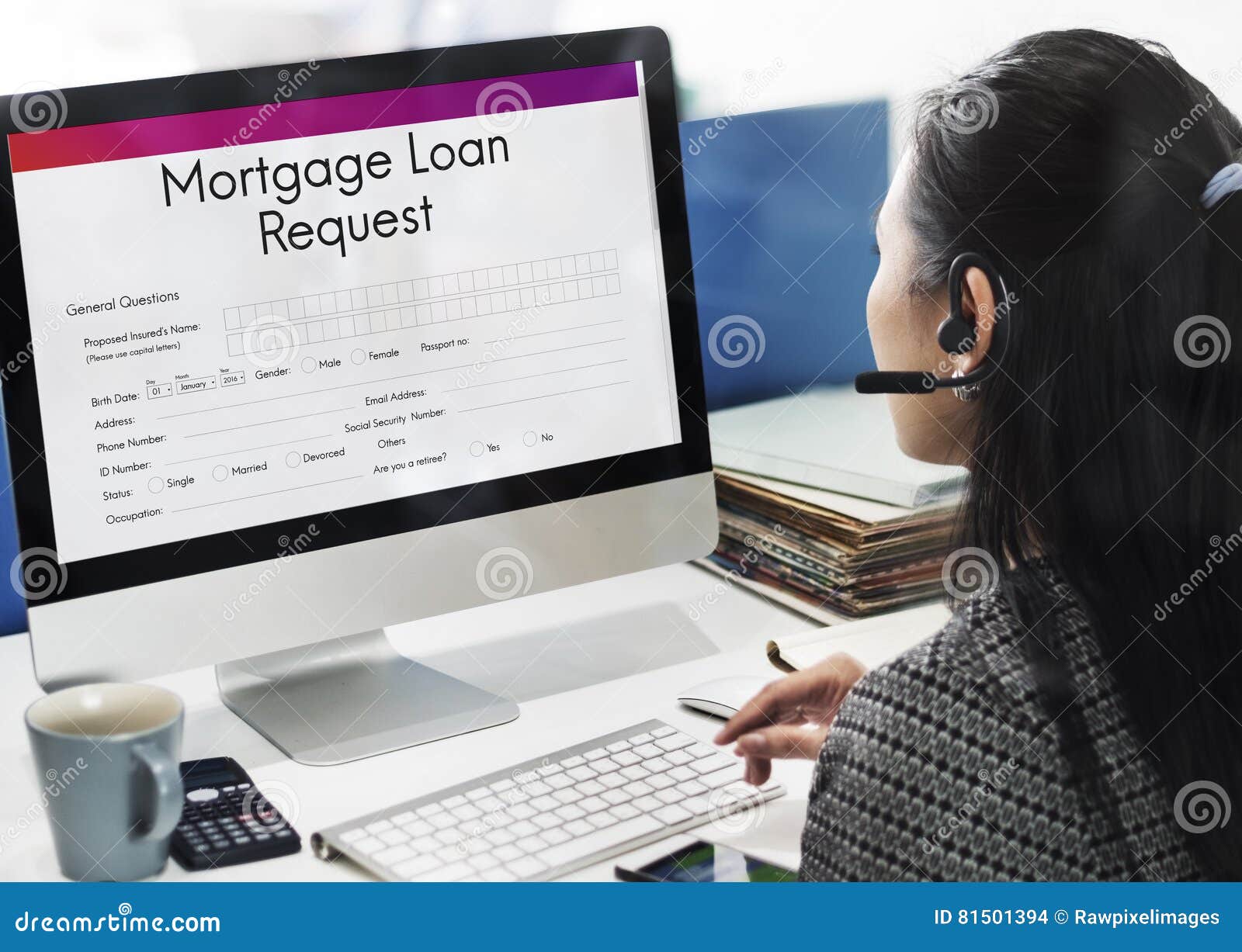 mortgage loan pawn pledge refinance insure concept