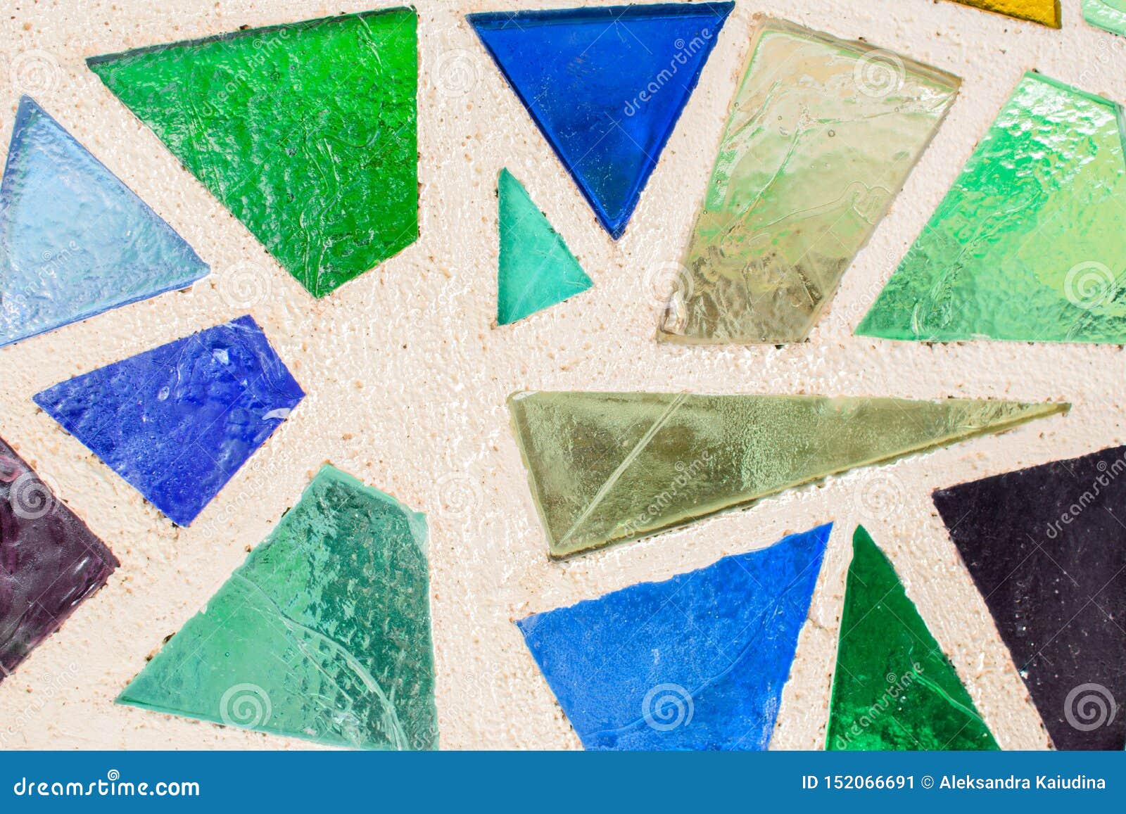 Mosaic of colored glass. stock image. Image of home 152066691