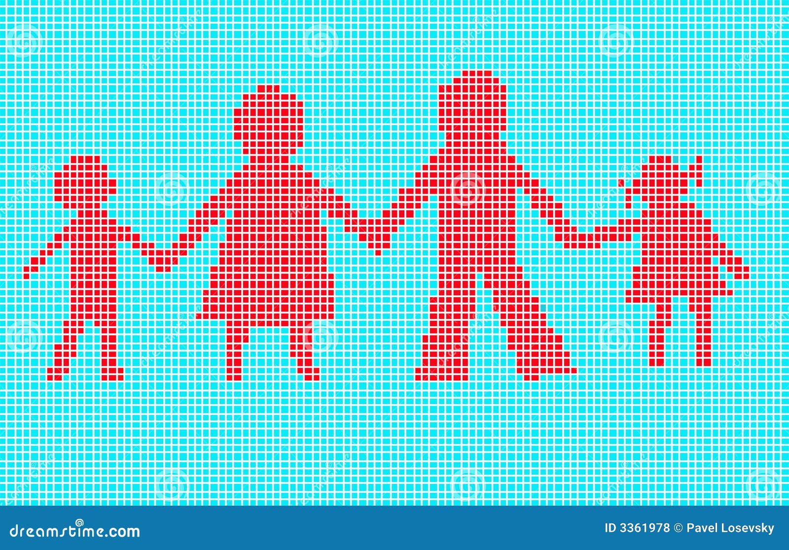 Mosaic Family Vector Picture. Image 3361978