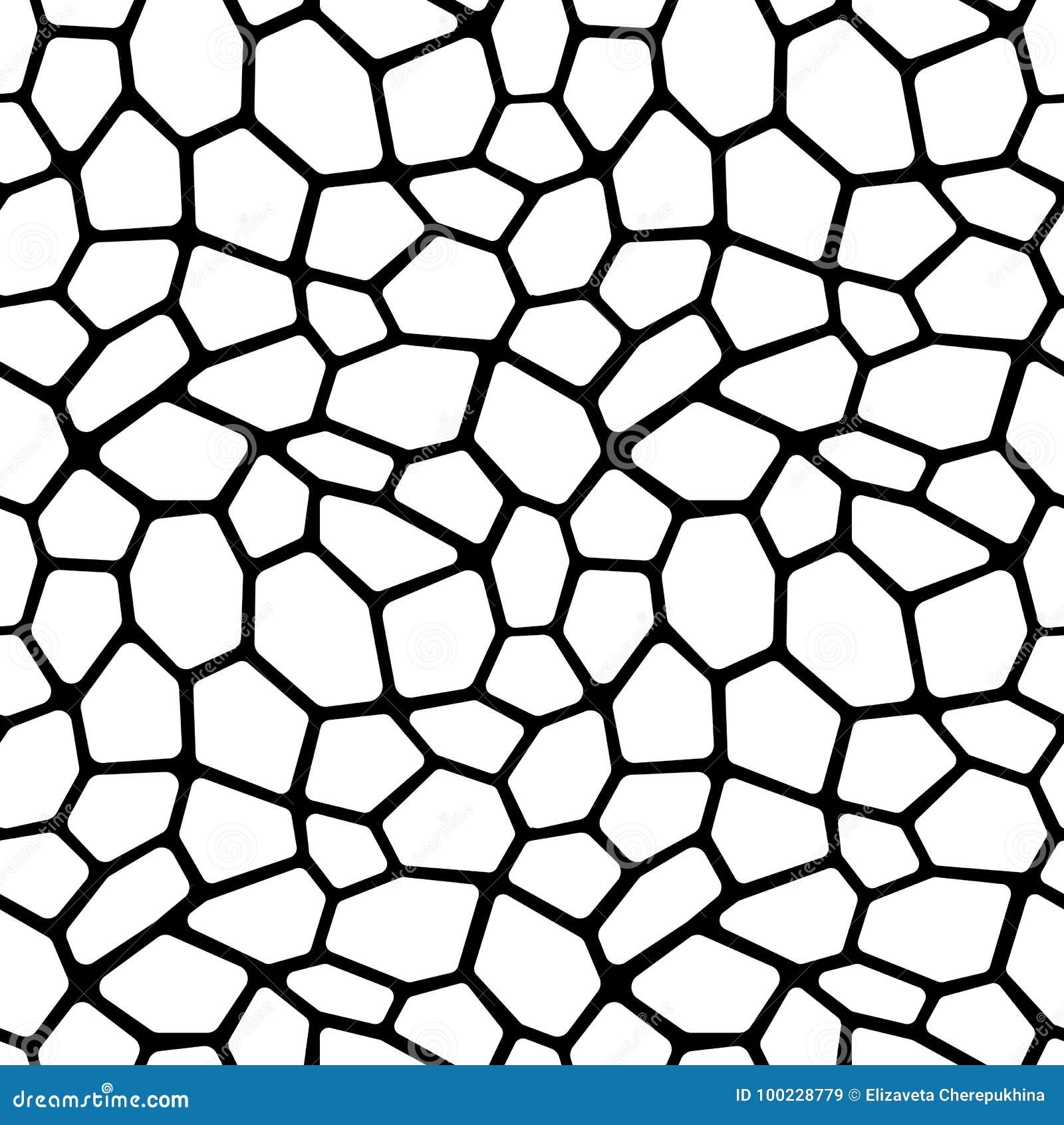 Mosaic Seamless Pattern Stock Vector Illustration Of Mosaic 100228779