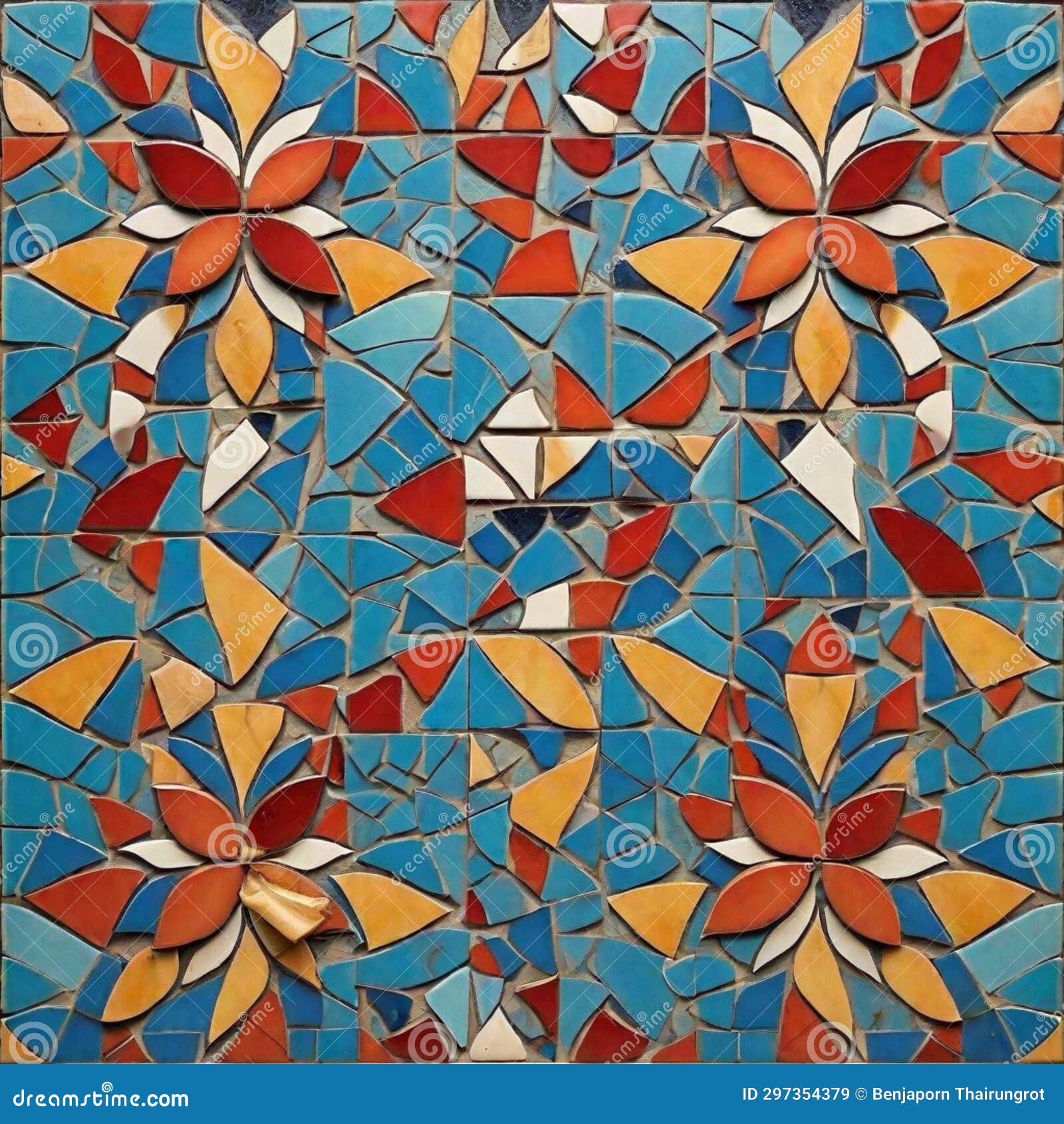 Mosaic and Tile Patterns. 1 Stock Illustration Illustration of