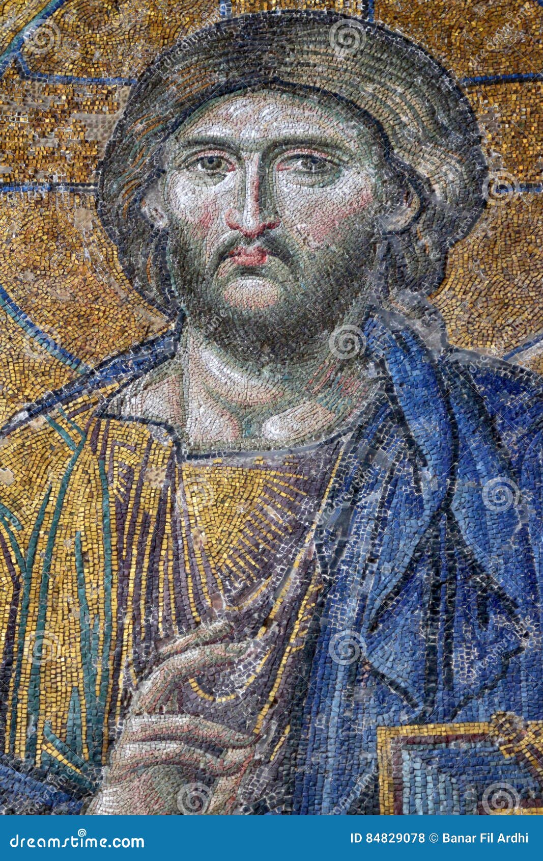 El Jesús real y el Jesús ficticio: su fisonomía - Página 5 Mosaico-bizantino-de-jesus-christ-en-hagia-sophia-84829078