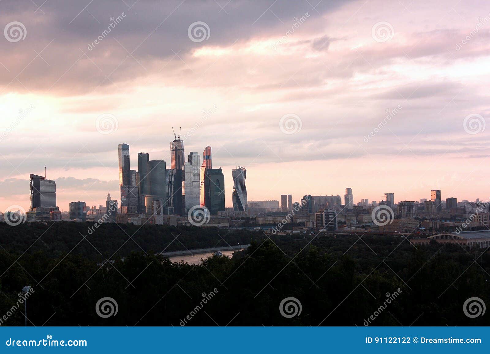 moscow city view