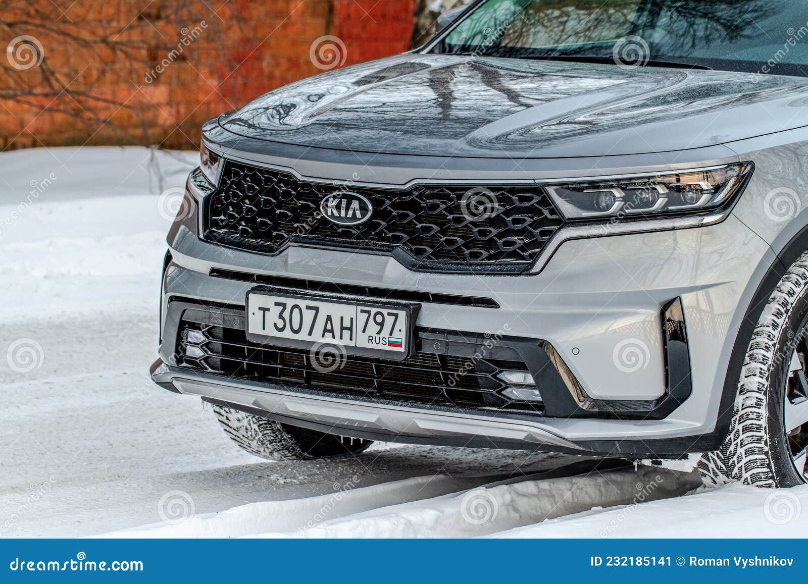 MOSCOW, RUSSIA - FEBRUARY 7, 2021 Kia Sorento Fourth generation