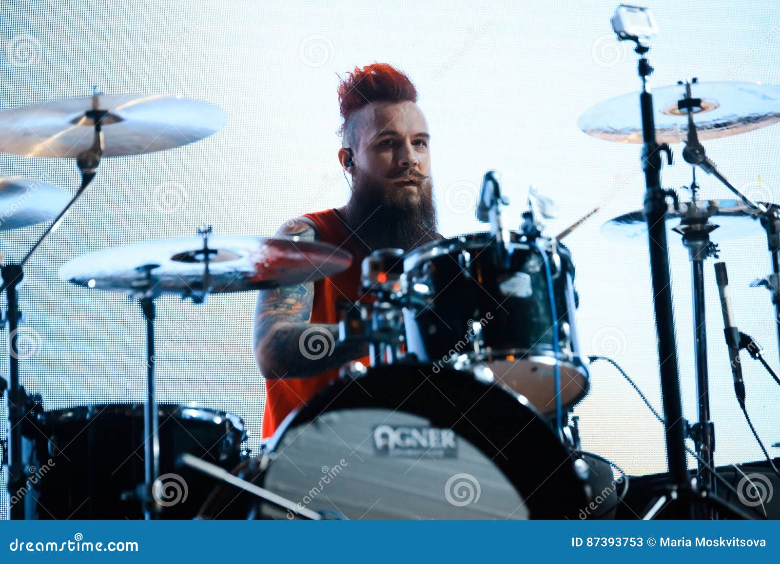 MOSCOW, RUSSIA - FEBRUARY 25, 2017: Russian Alternative Nu-metal ...