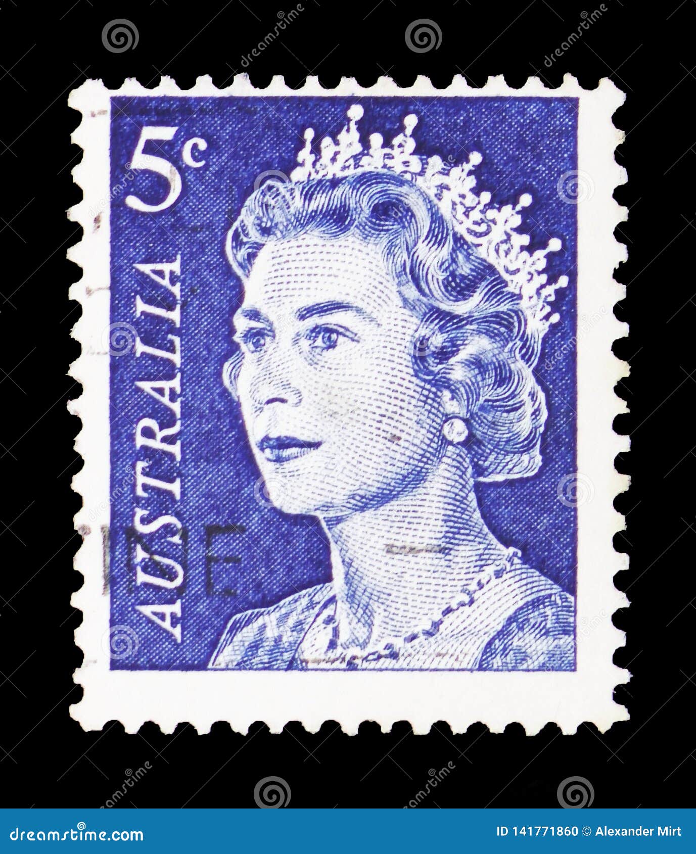 Queen Elizabeth, Definitives Serie, Circa 1967 Editorial Image - Image ...