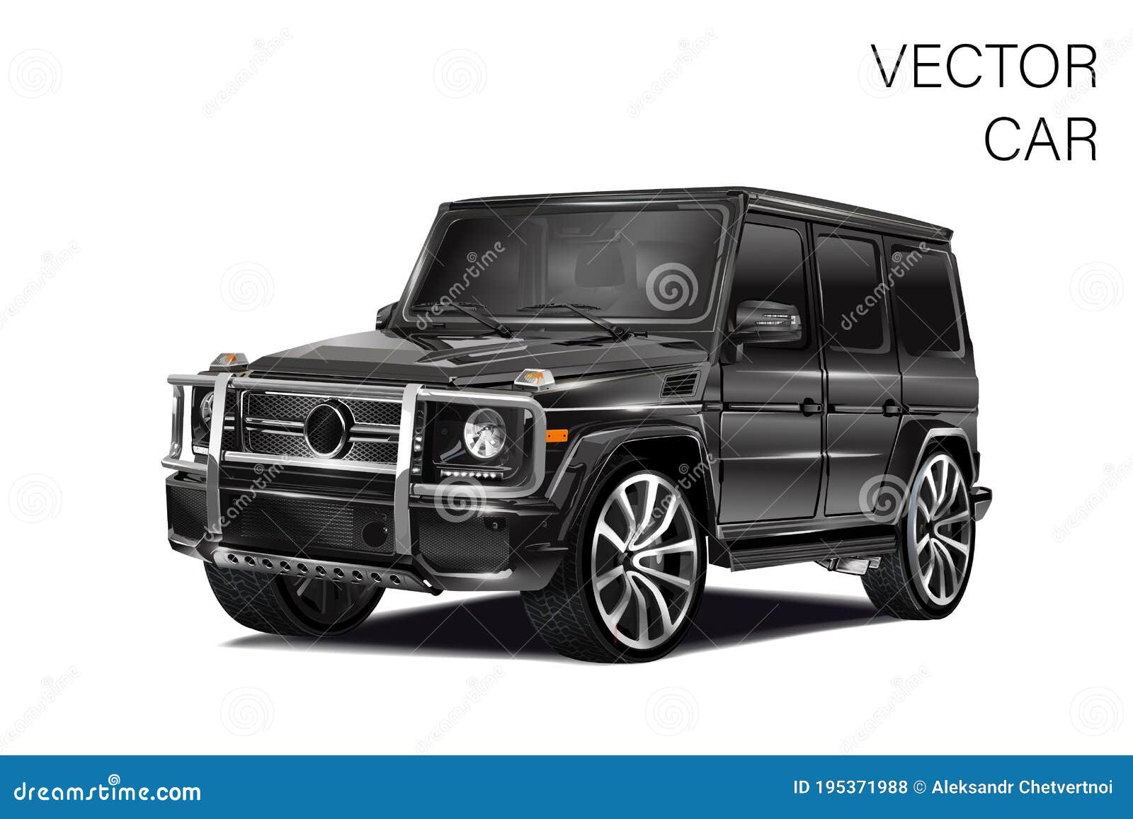 Moscow Russia June Vector Mercedes Amg G 63 Exclusive Edition Isolated On White Background G Class Off Road Car Produced Stock Vector Illustration Of Closeup Benz