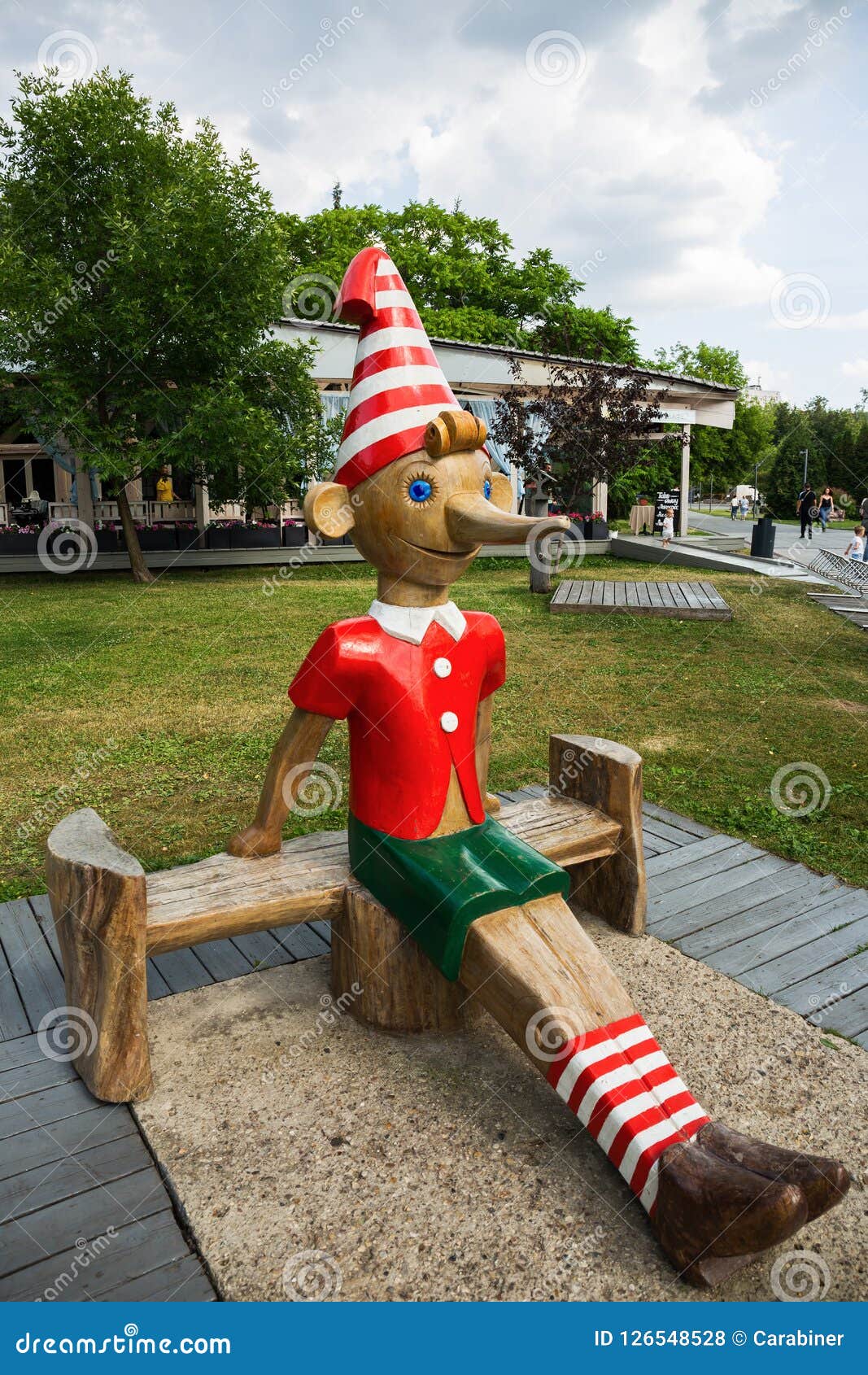 Wooden doll Pinocchio (Buratino)