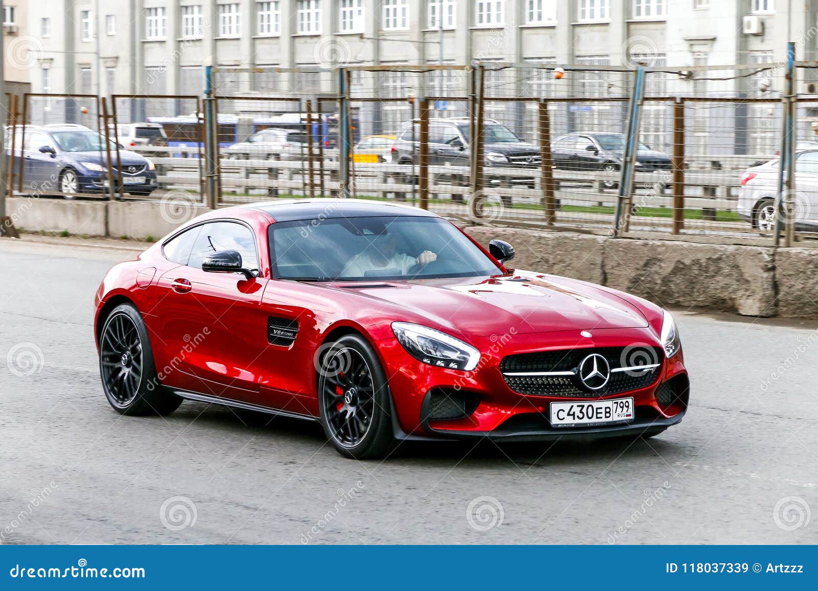 Mercedes-Benz Amg Gt Editorial Stock Image. Image Of Bright - 118037339