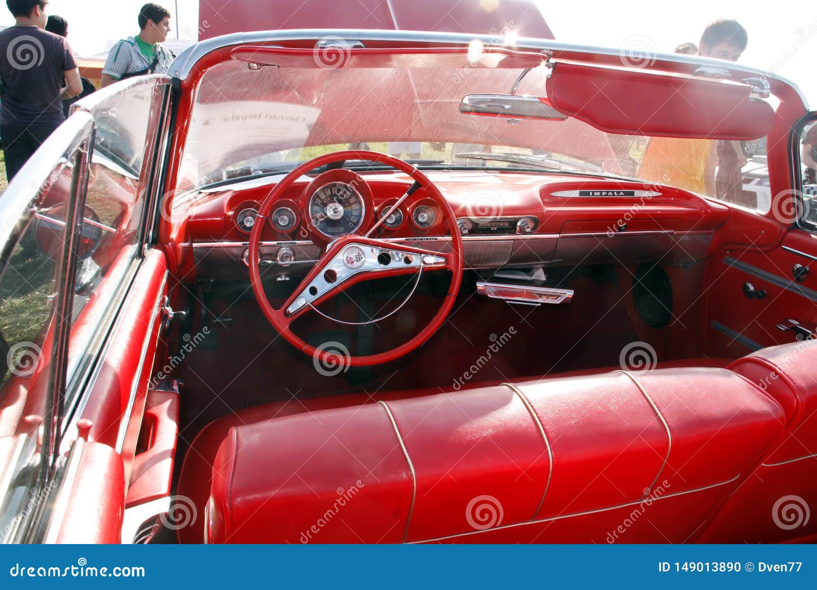 Moscow Russia May 25 2019 Interior Of A Vintage Car