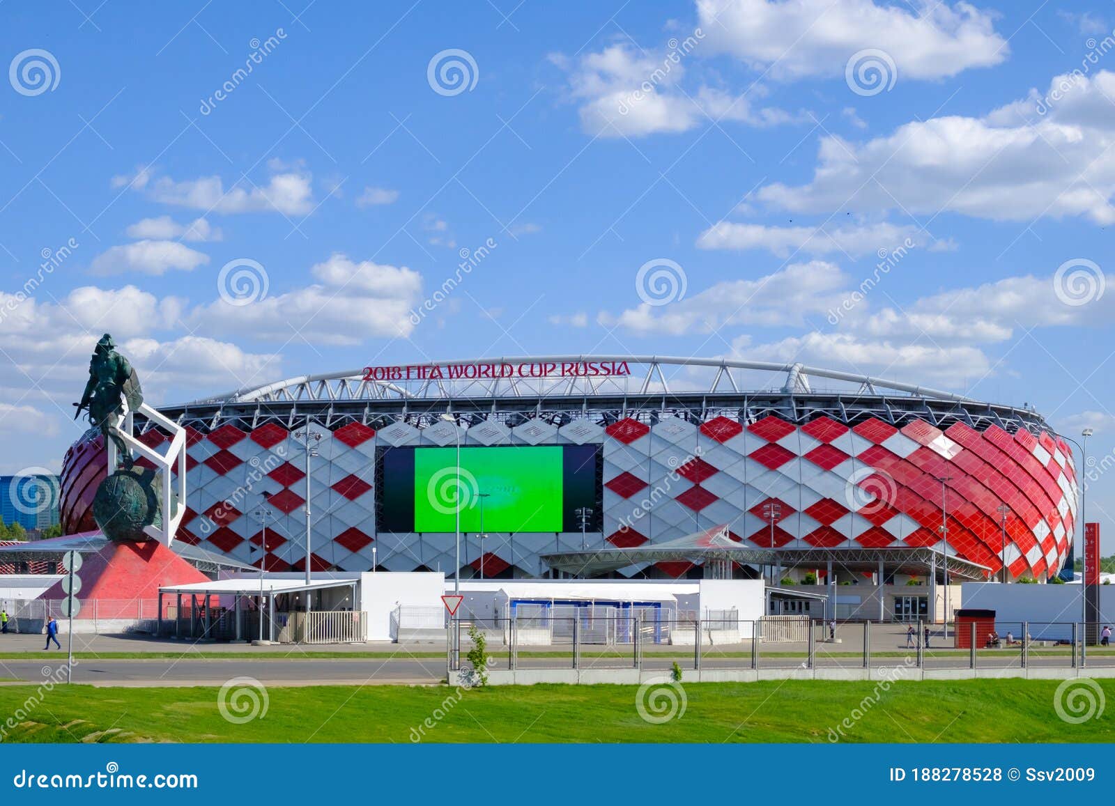 Spartak Stadium (Otkritie Arena) in Moscow – Stock Editorial Photo