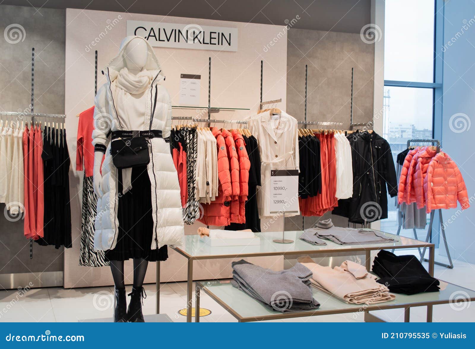 Moscow, Russia, November 2020: Corner of the Calvin Klein Brand. Luxury  Fashion Editorial Image - Image of clothes, design: 210795535